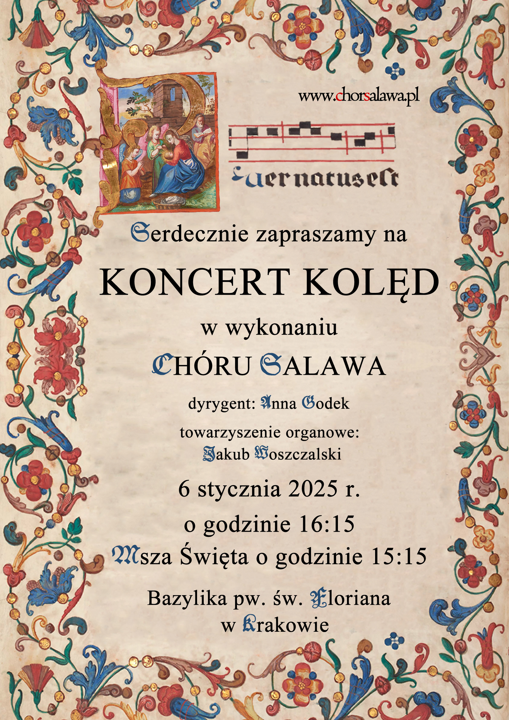 Koncert kolęd w Bazylice św. Floriana